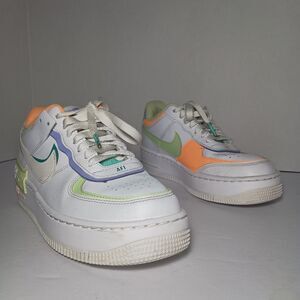 Nike Air Force 1 Shadow “White/Peach Cream” Women’s Shoes Sz 7.5 US DX3718 100